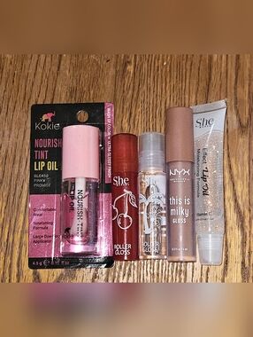 NYX This Is Milky Gloss — Kokie Lip Oil, Roller Lip Glosses & More BNIB